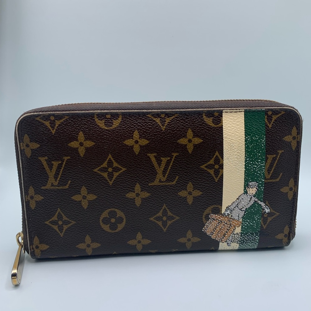 Louis Vuitton Monogram Groom Zippy Organizer Wallet